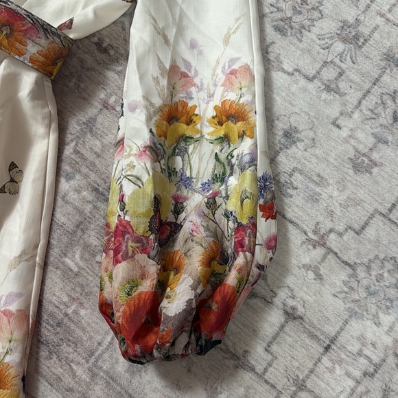 Floral Print Long Sleeve Dress - Picture 10 of 12